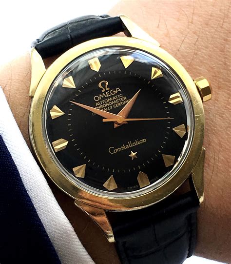 omega pie pan watch|omega constellation watch de luxe.